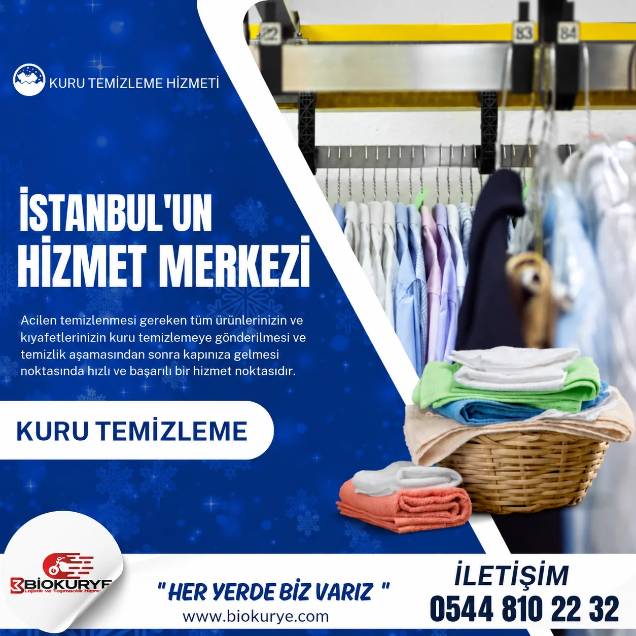 Kuru Temizleme Teslimatı — Bio Kurye