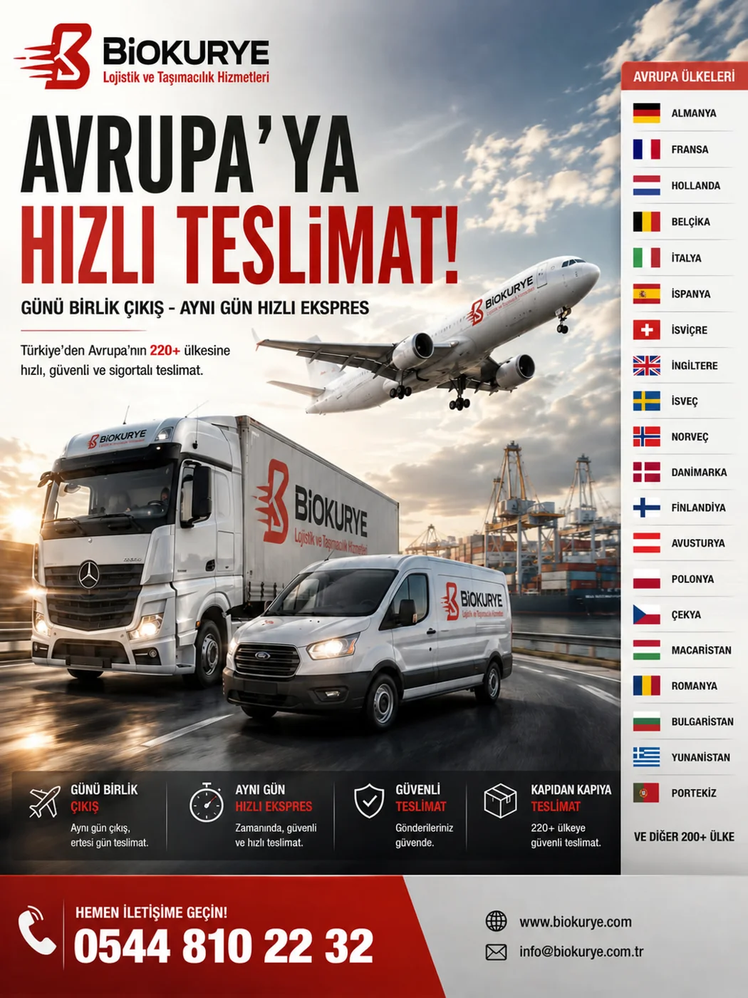 Uluslararası Gönderi — Bio Kurye